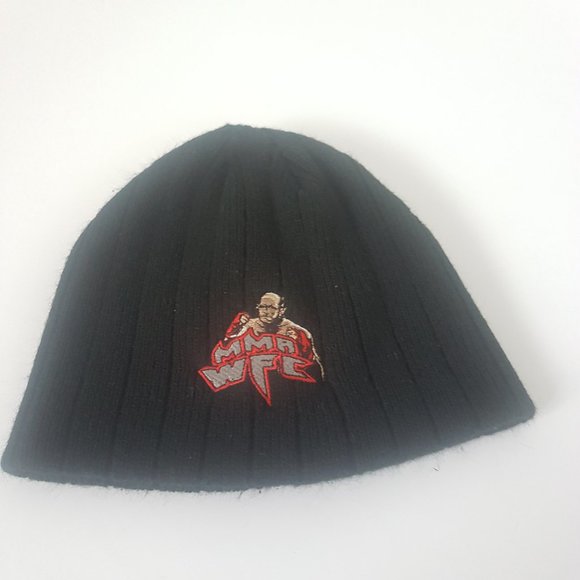 MMA WFC Beanie Cap Hat One Size Black Global Headwear Unisex Adult Youth - Picture 11 of 12